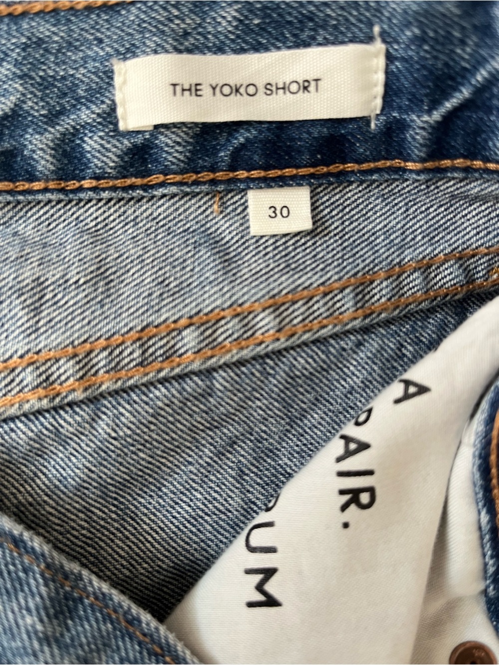 Aritzia  Denim Forum The Yoko High Rise Jean Short - Picture 8 of 10